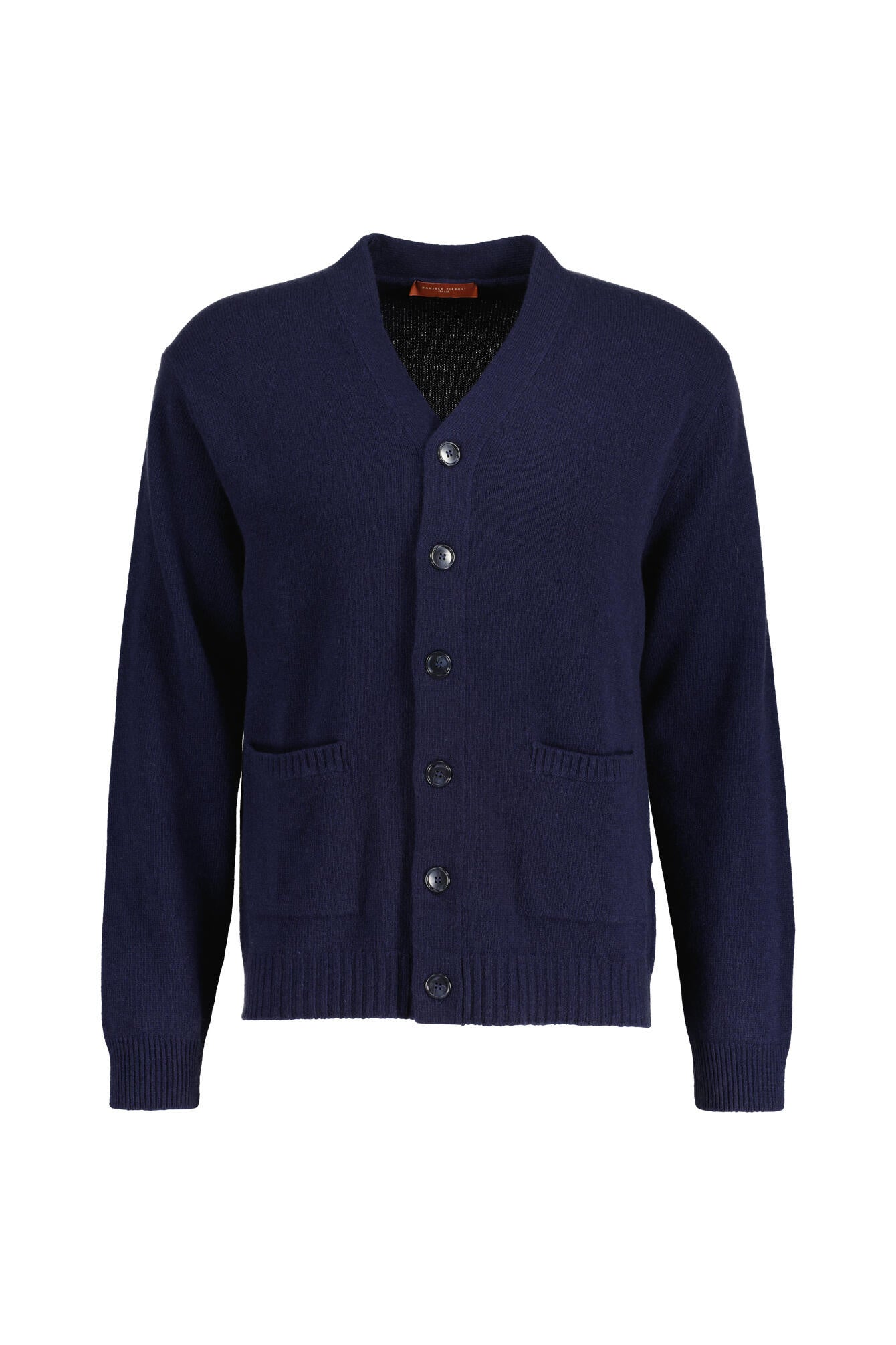 Strick-Cardigan aus Merinowolle - 0023 - Blau