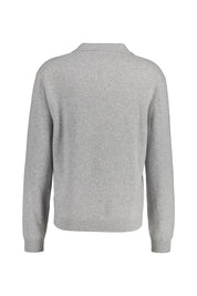 Strickpullover aus Merinowolle - 0011 - Grau