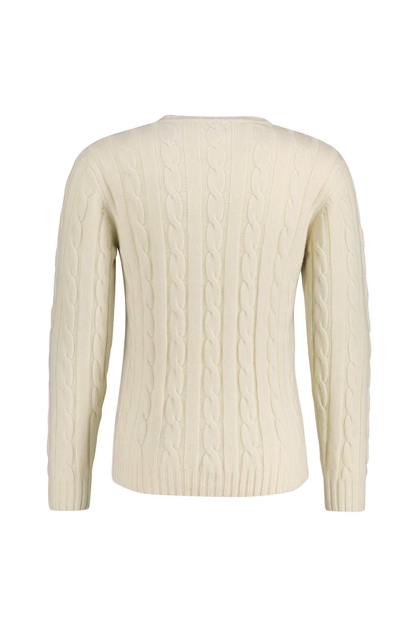 Strickpullover aus Merinowolle - 0001 - Weiß