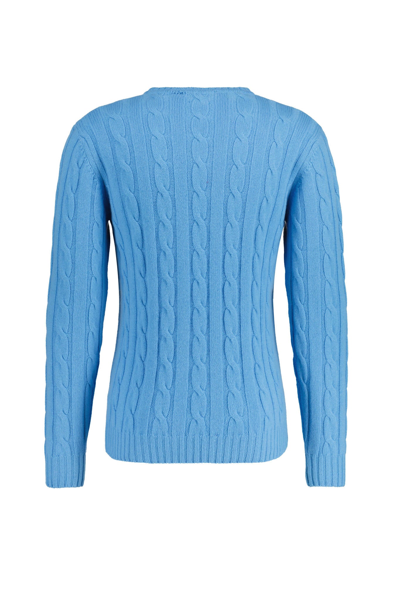 Strickpullover aus Merinowolle - 0020 - Blau