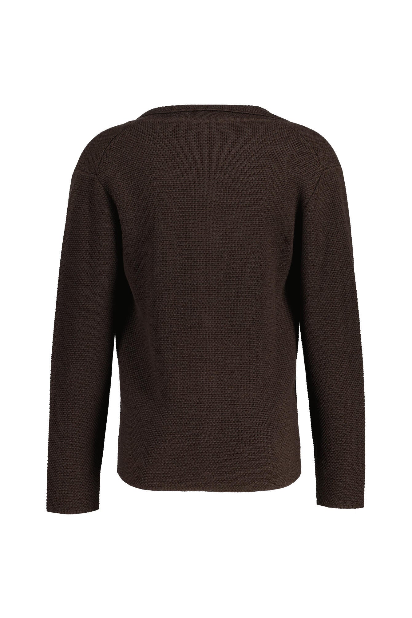 Strick-Sakko aus Merinowolle - 0033 - Braun