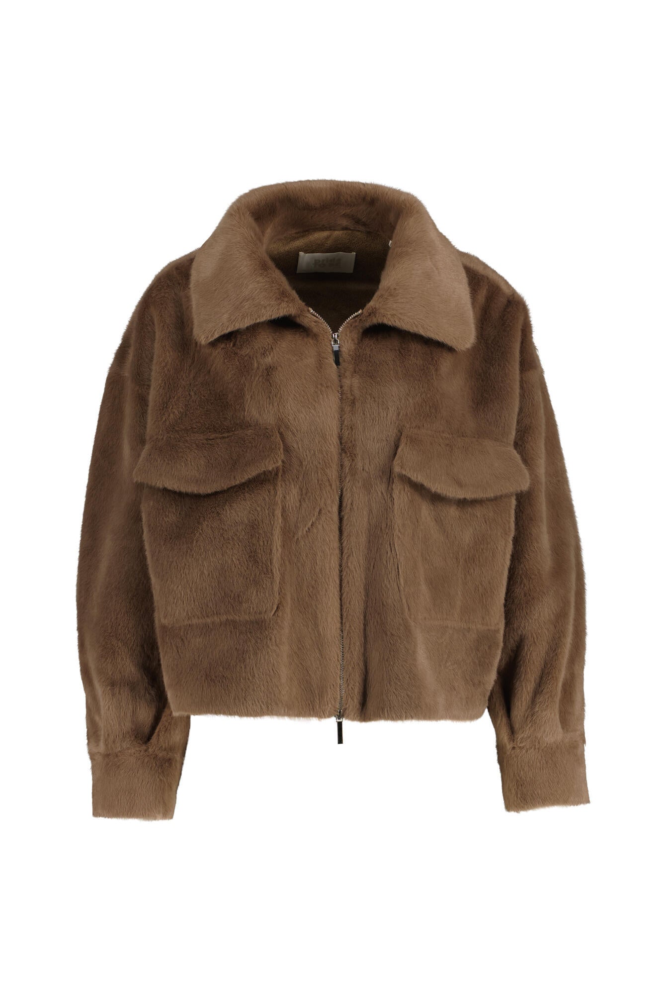 Jacke VANA in Felloptik - 0833 Light Brown - Braun