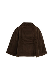 Jacke DOLORES in Felloptik - 0833 Light Brown - Braun