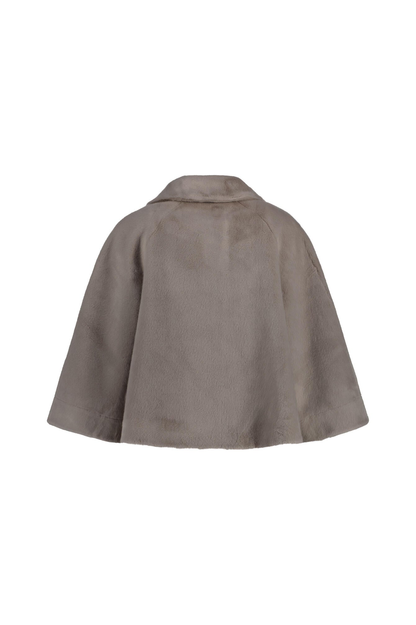 Jacke DOLORES in Felloptik - 030 Light Grey - Grau