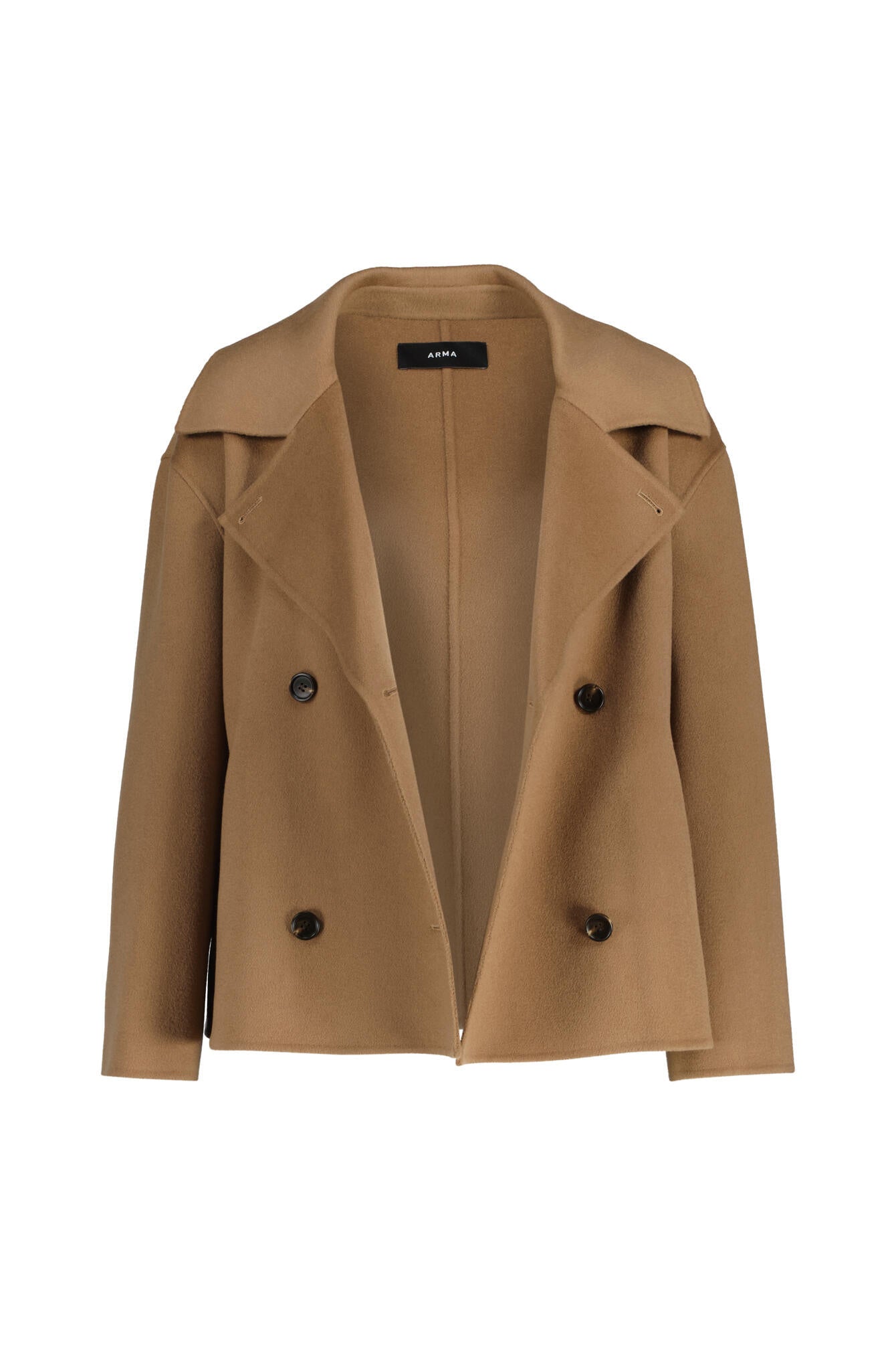 Übergangsjacke MANILA aus Wolle - Dark Beige - Beige
