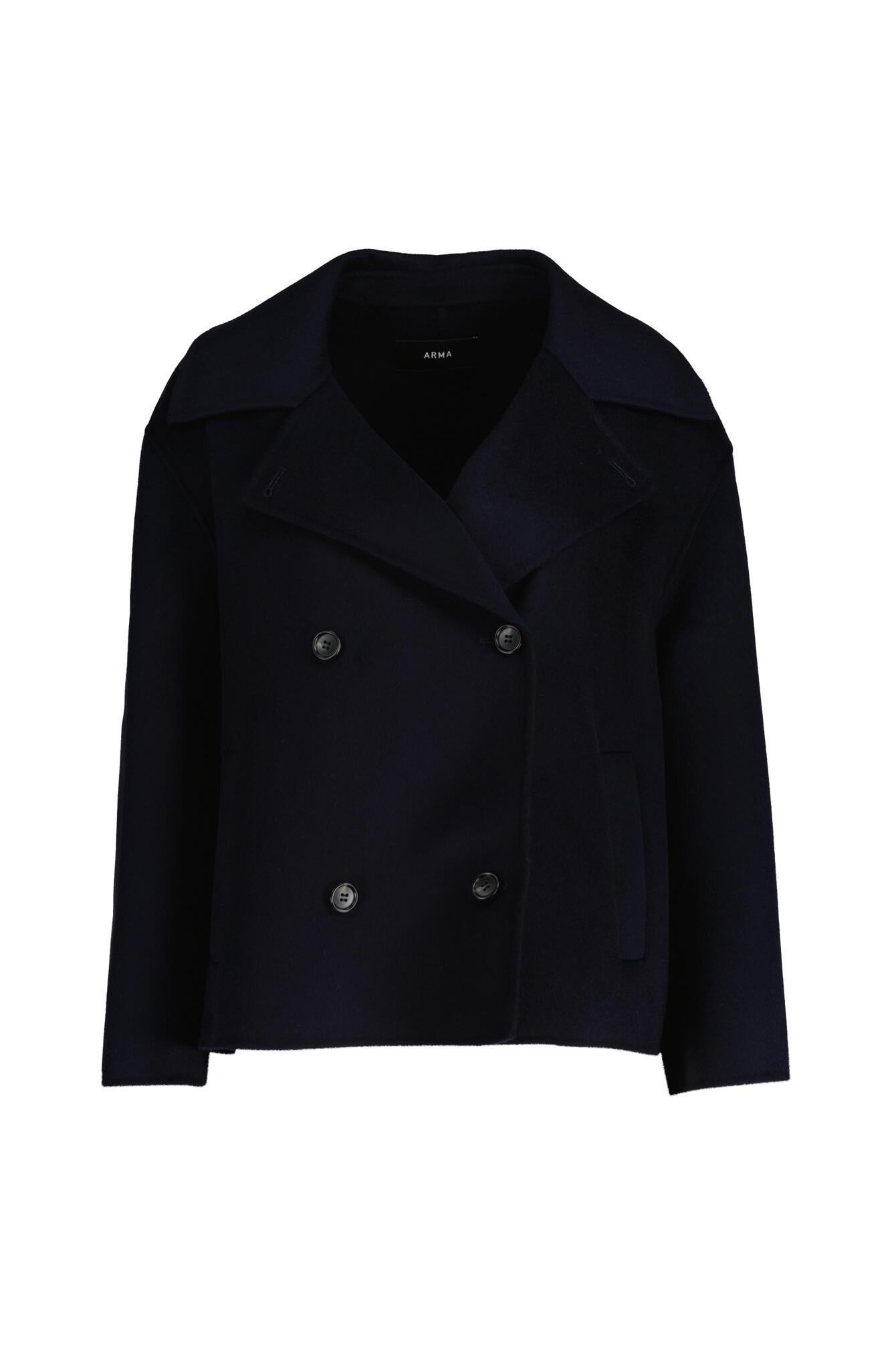 Übergangsjacke MANILA aus Wolle - Night - Blau