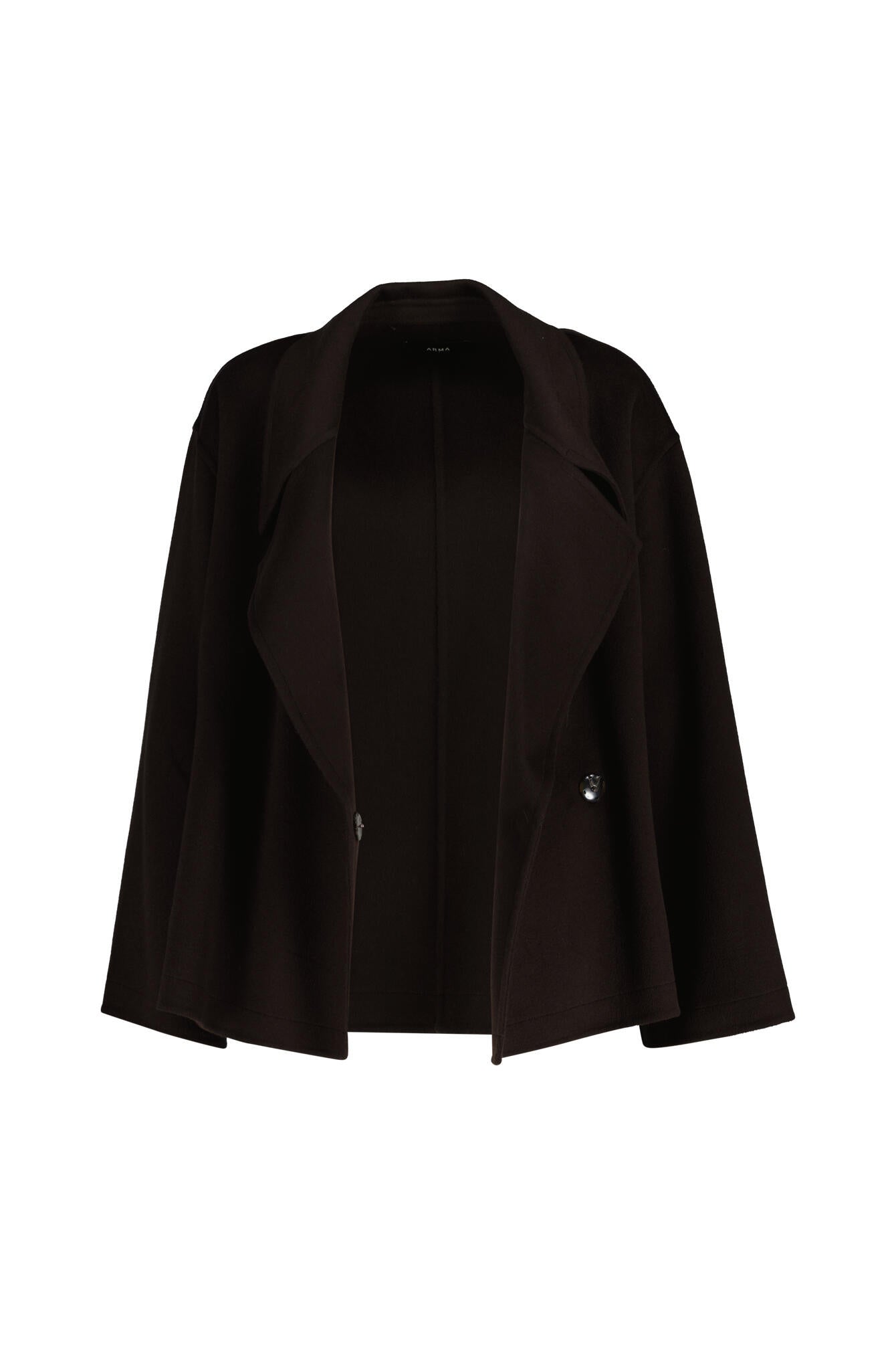 Übergangsjacke MALIKA aus Wolle - Umber - Braun