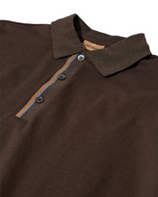 Poloshirt aus Baumwollmix - 769 Chocolate Brown - Braun