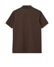 Poloshirt aus Baumwollmix - 769 Chocolate Brown - Braun