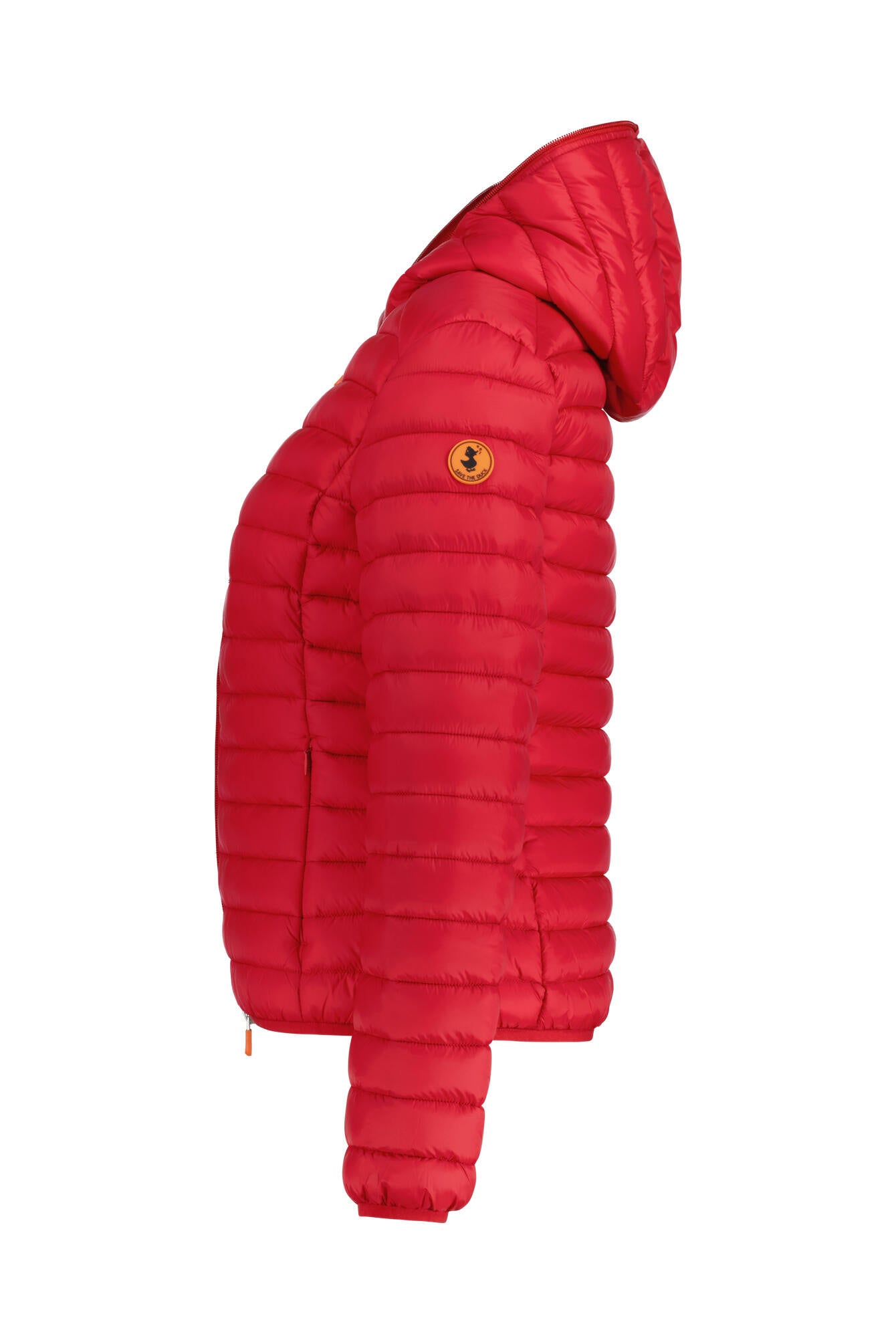 Steppjacke mit Kapuze - 70014 Tango Red - Rot