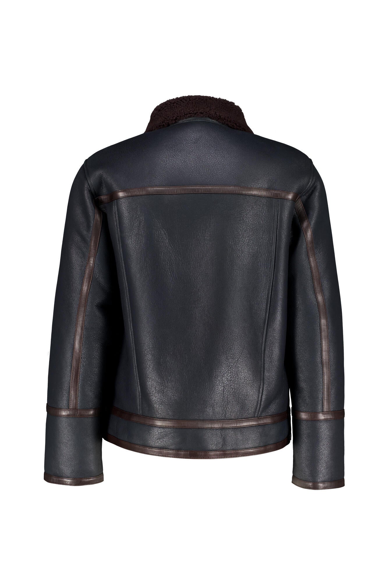 Lederjacke Regular Fit - 890 - Schwarz
