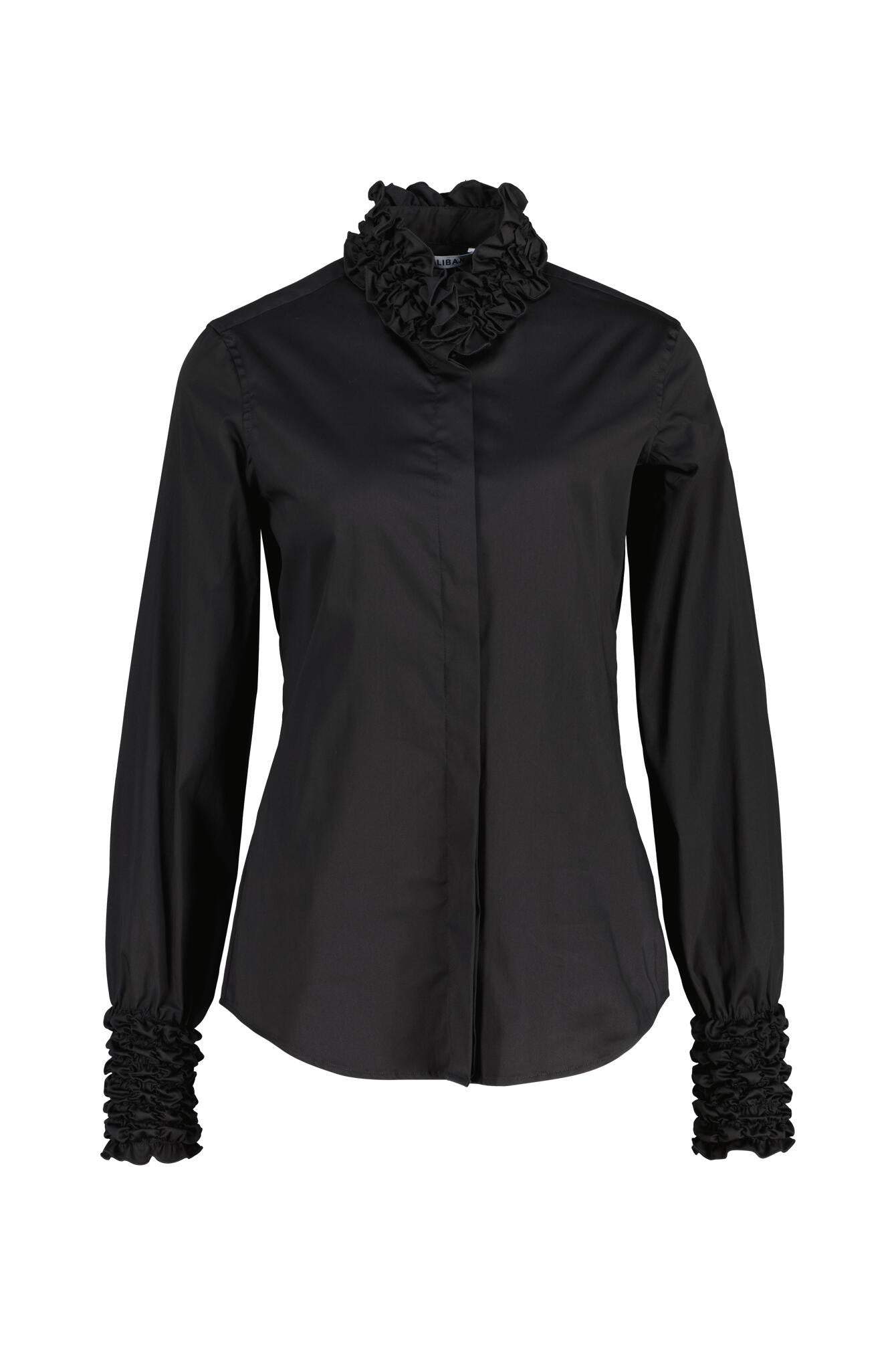 Bluse aus Baumwolle - UY1 - Schwarz
