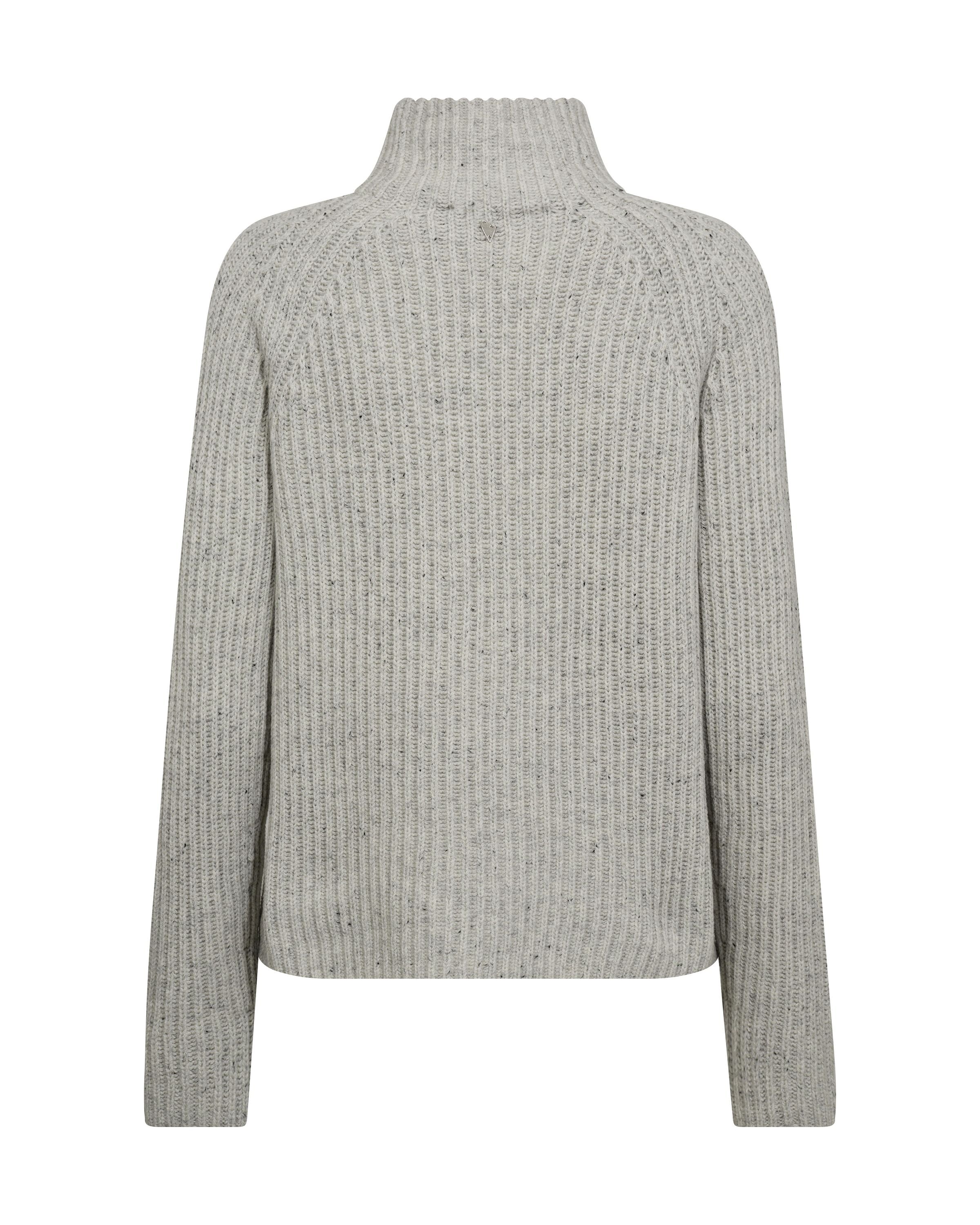 Strickpullover mit Rollkragen - 876 Light Grey - Grau