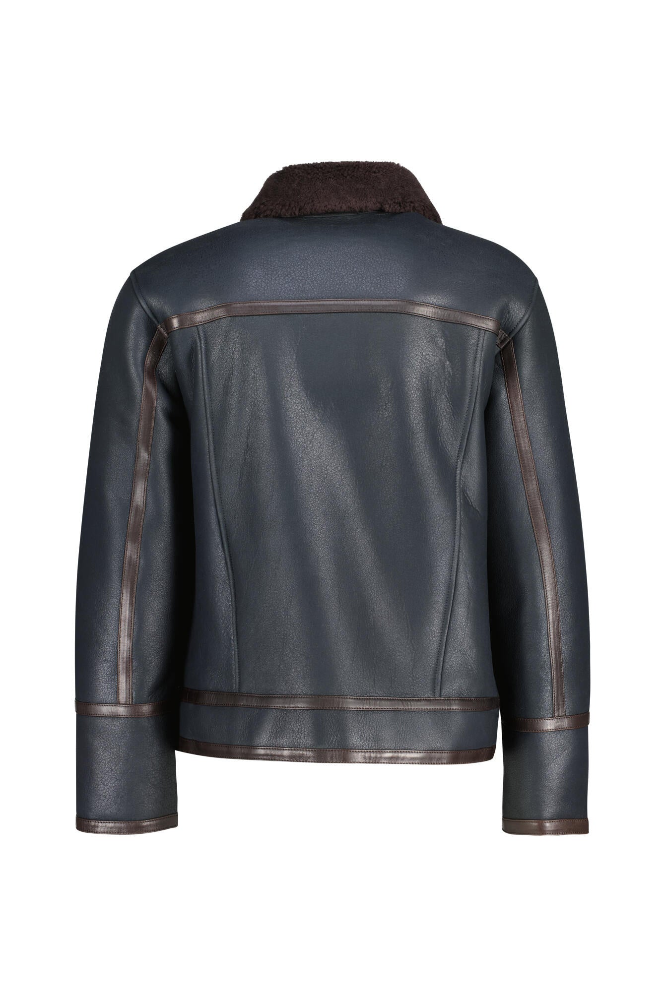 Lederjacke Regular Fit - 890 - Schwarz