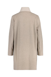 Mantel aus Wolle - Grau