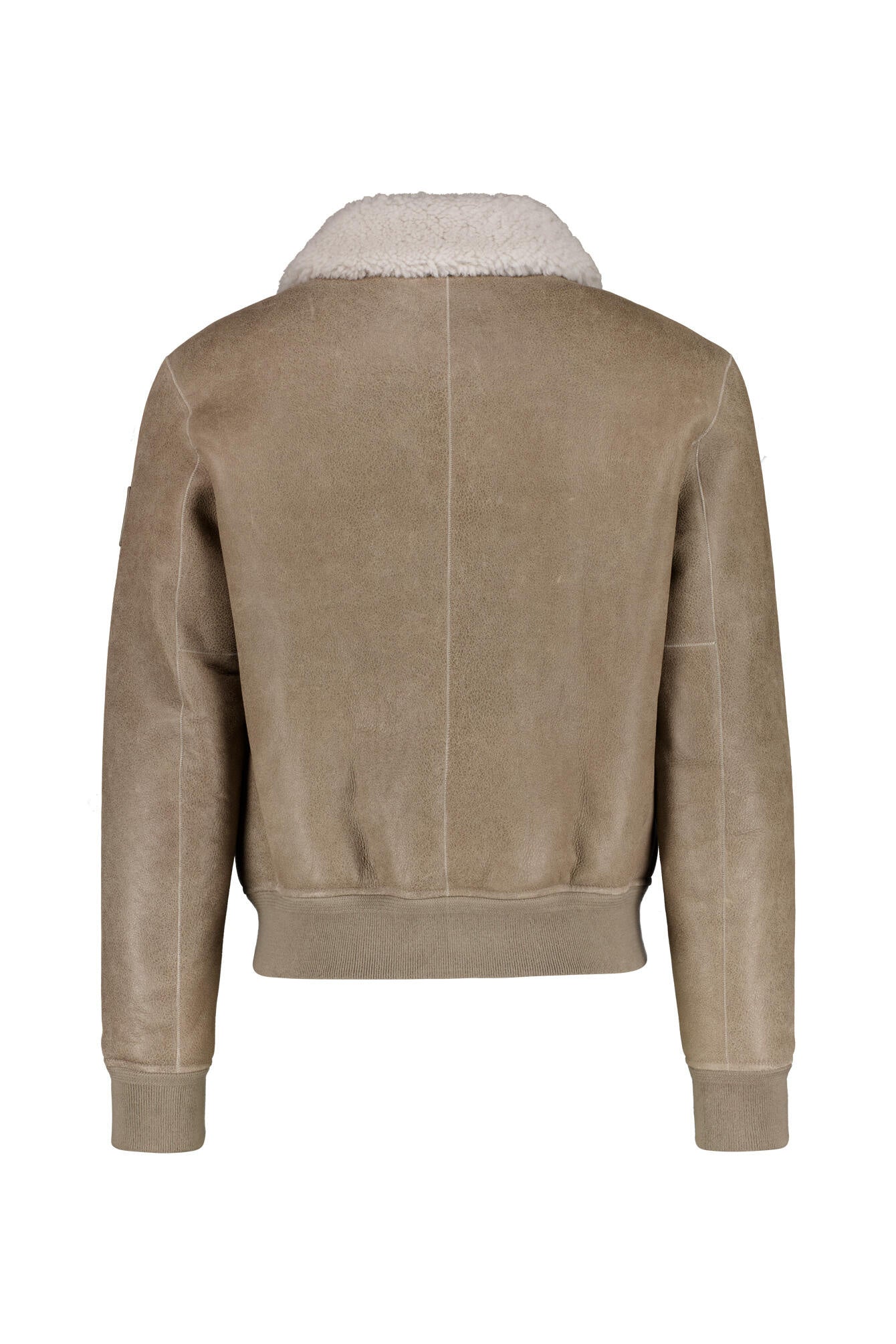 Lederjacke TRACE mit Stehkragen - Fossil/Natural - Braun
