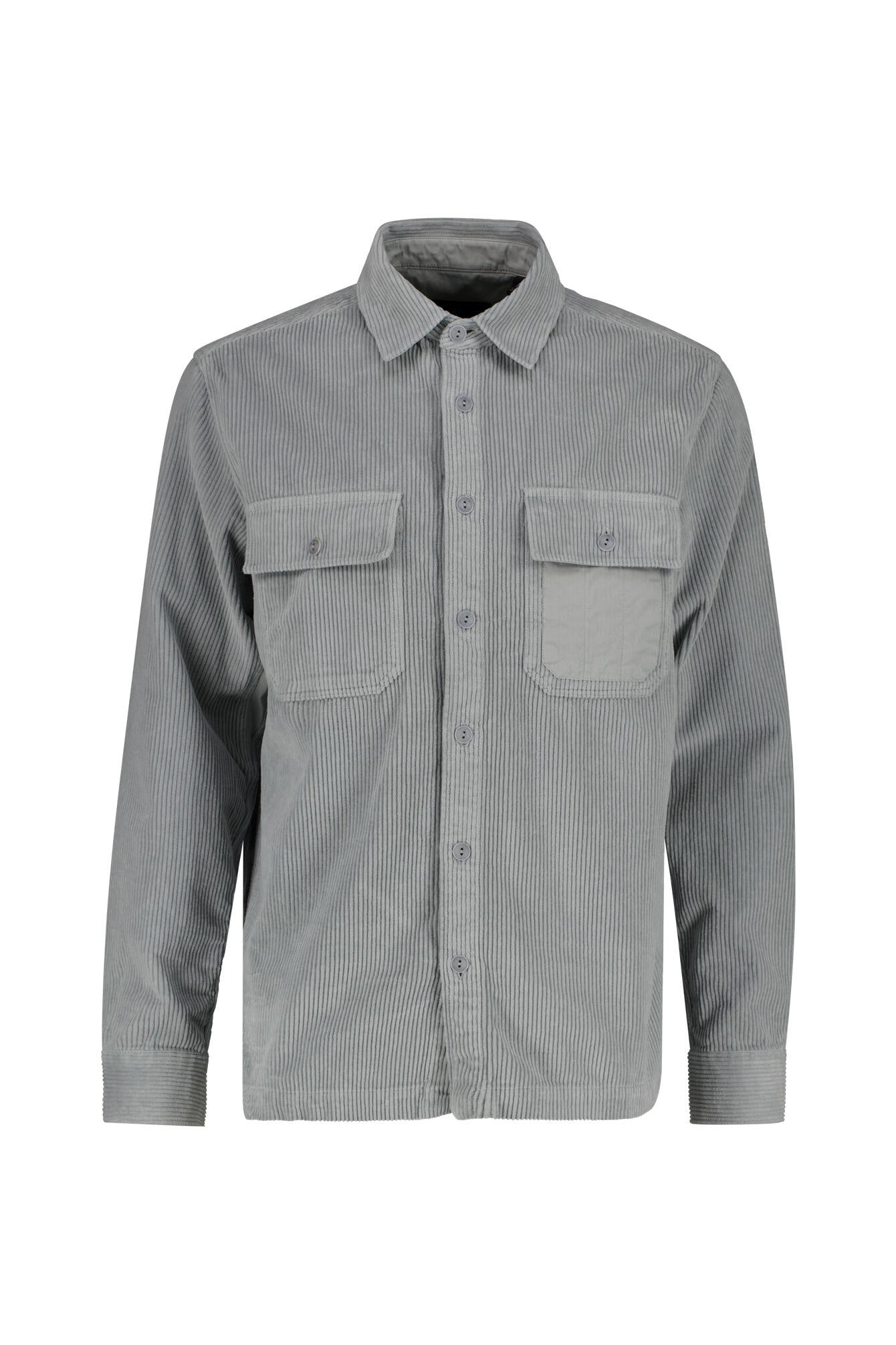 Cordovershirt FALLGATE aus Baumwolle - Quarry Blue - Blau