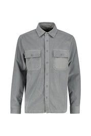 Cordovershirt FALLGATE aus Baumwolle - Quarry Blue - Blau