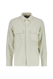 Cordovershirt FALLGATE aus Baumwolle - Silver Birch - Weiß