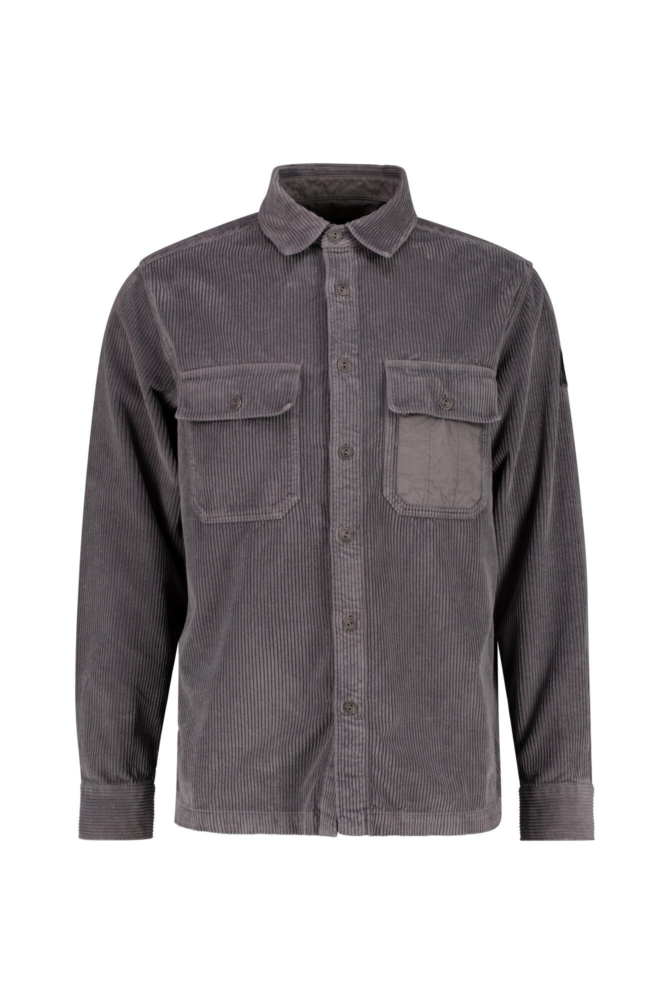 Cordovershirt FALLGATE aus Baumwolle - Tornado Grey - Grau