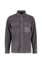 Cordovershirt FALLGATE aus Baumwolle - Tornado Grey - Grau