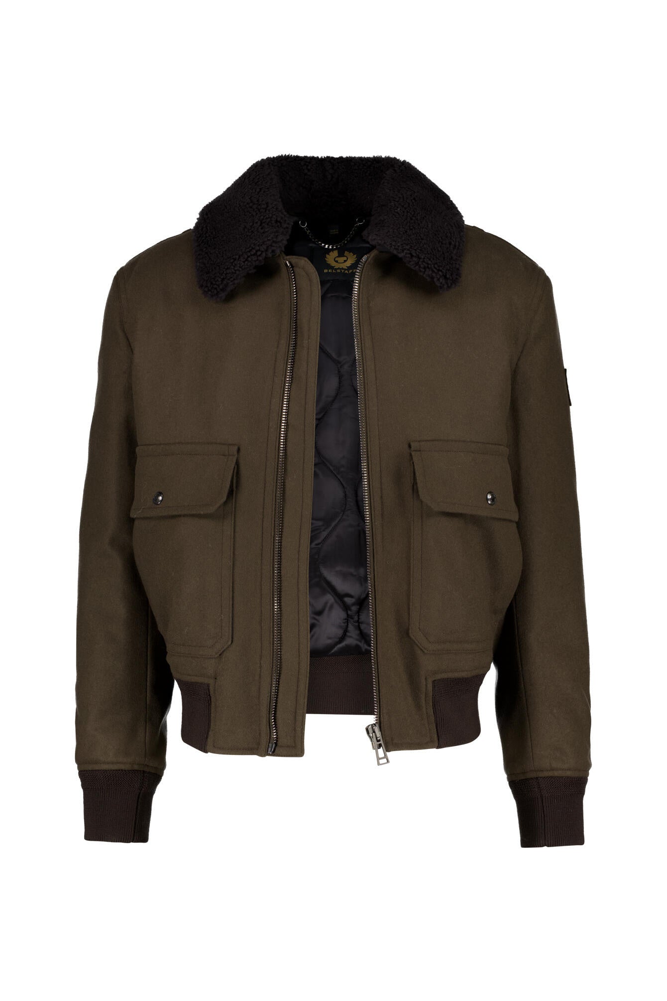 Bomberjacke WELDER aus Wollmix - Major Brown - Braun
