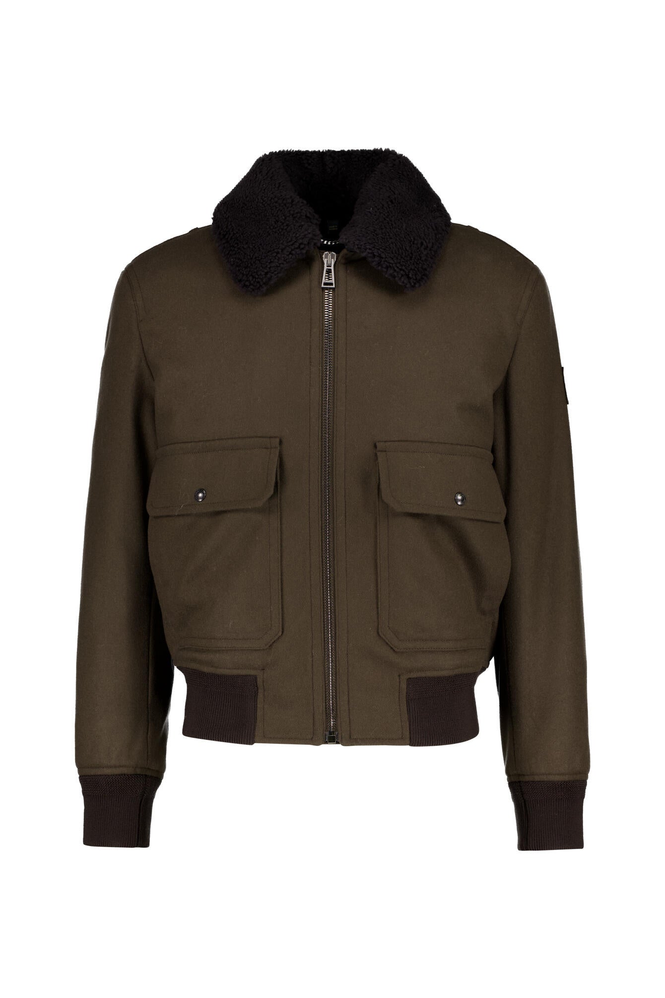 Bomberjacke WELDER aus Wollmix - Major Brown - Braun
