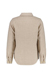 Overshirt aus schwerem Bouclé - 215 Ivory - Creme