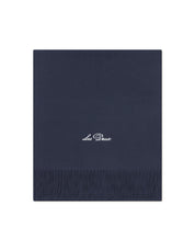 Schal aus Wolle - 460 Dark Navy - Blau