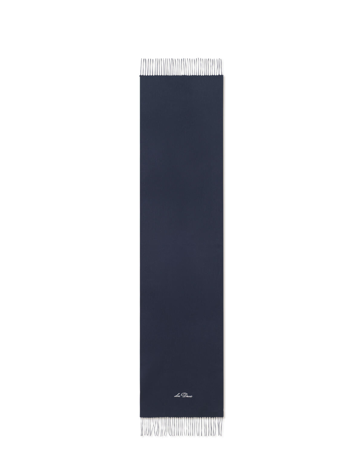 Schal aus Wolle - 460 Dark Navy - Blau