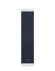 Schal aus Wolle - 460 Dark Navy - Blau