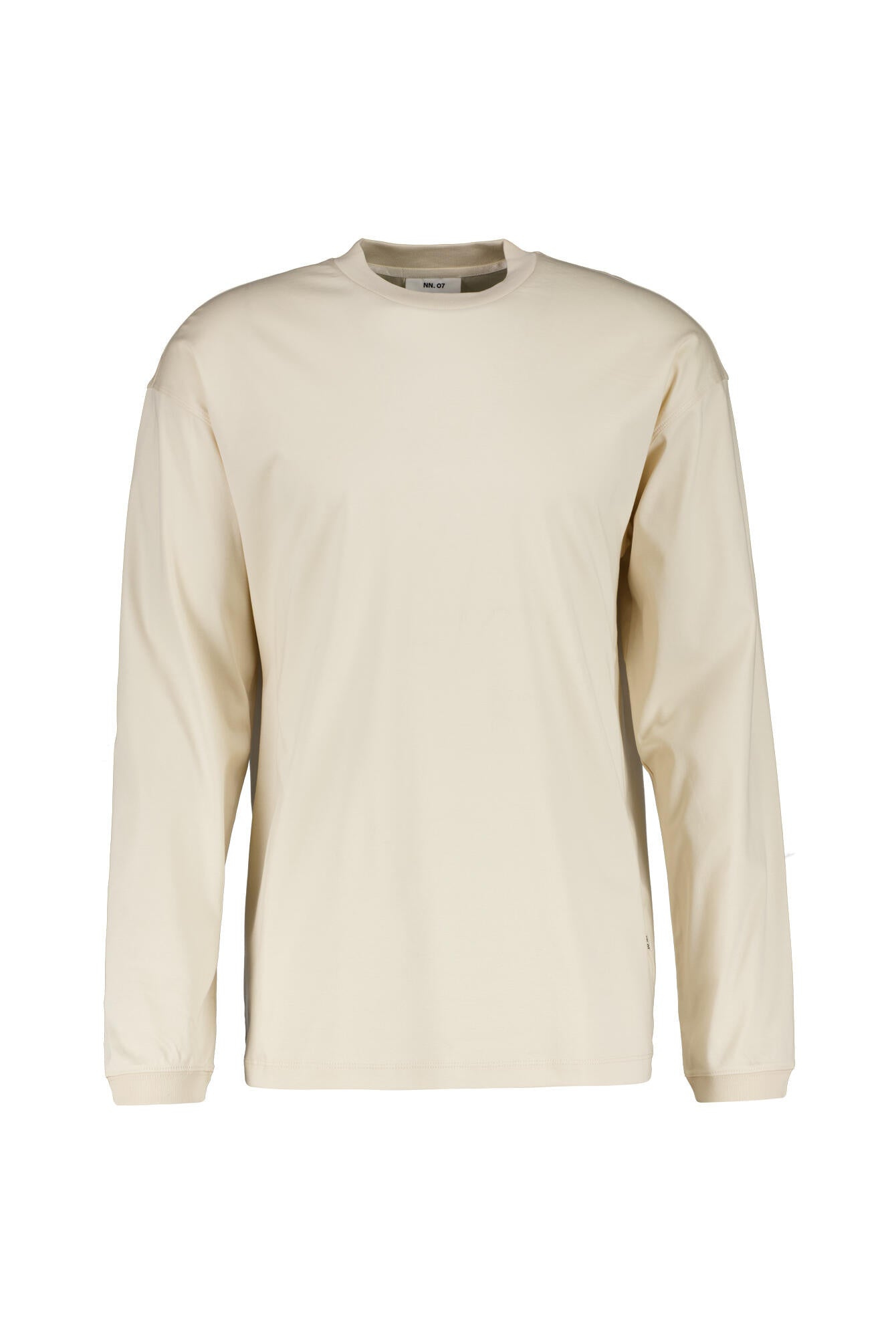 Langarmshirt LIONEL aus Baumwolle - Ivory - Creme