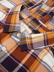 Hemd Kariert aus Baumwolle - 7025 Red - Orange