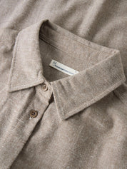 Hemd Meliert aus Baumwolle - 1243 Brown - Braun