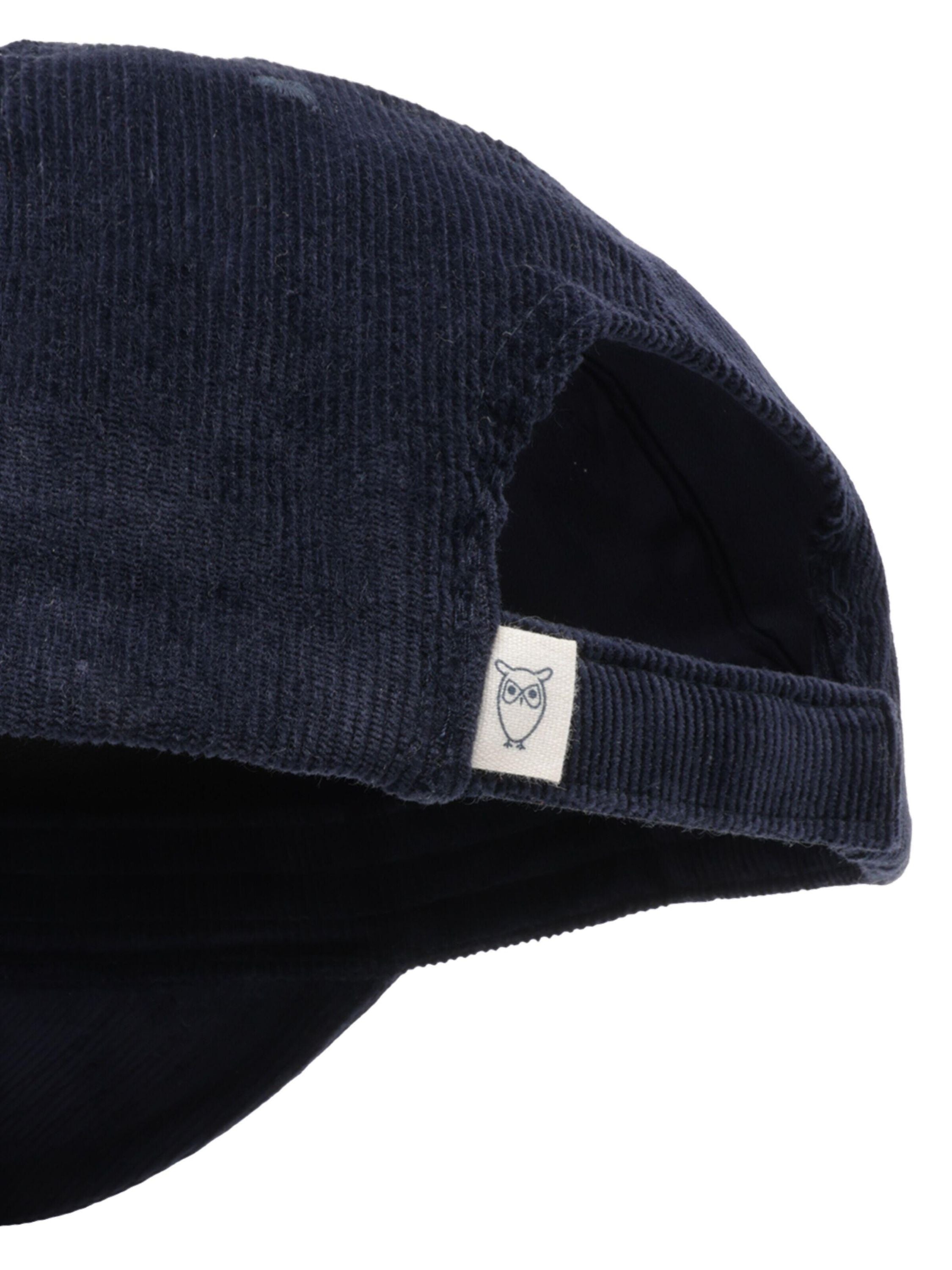 Cord Cap mit Bestickung - 1412 Night Sky - Blau