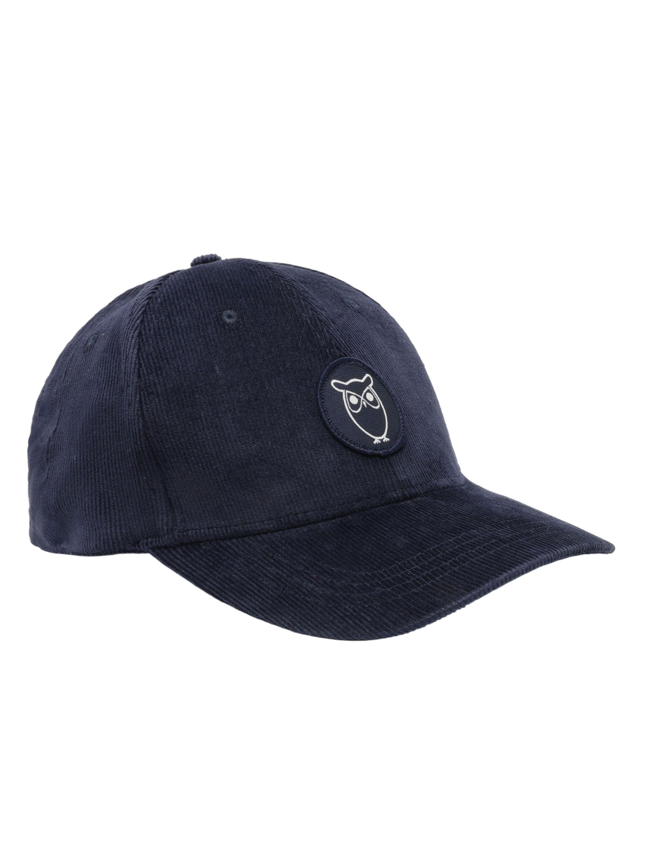Cord Cap mit Bestickung - 1412 Night Sky - Blau
