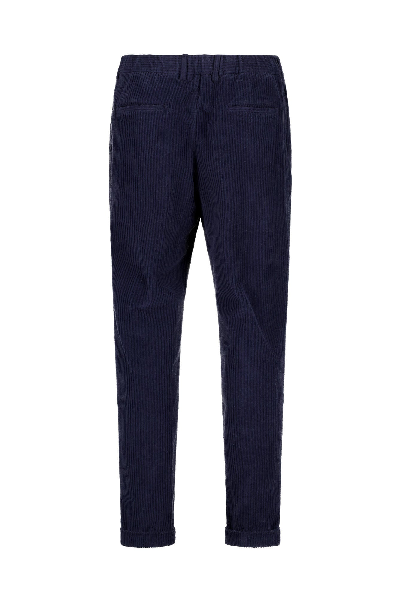 Cordhose Regular Fit aus Baumwolle - Navy - Blau