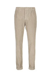 Cordhose Regular Fit aus Baumwolle - Taupe - Braun