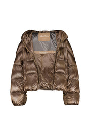 Steppjacke SPACECA mit Kapuze - 024 - Braun
