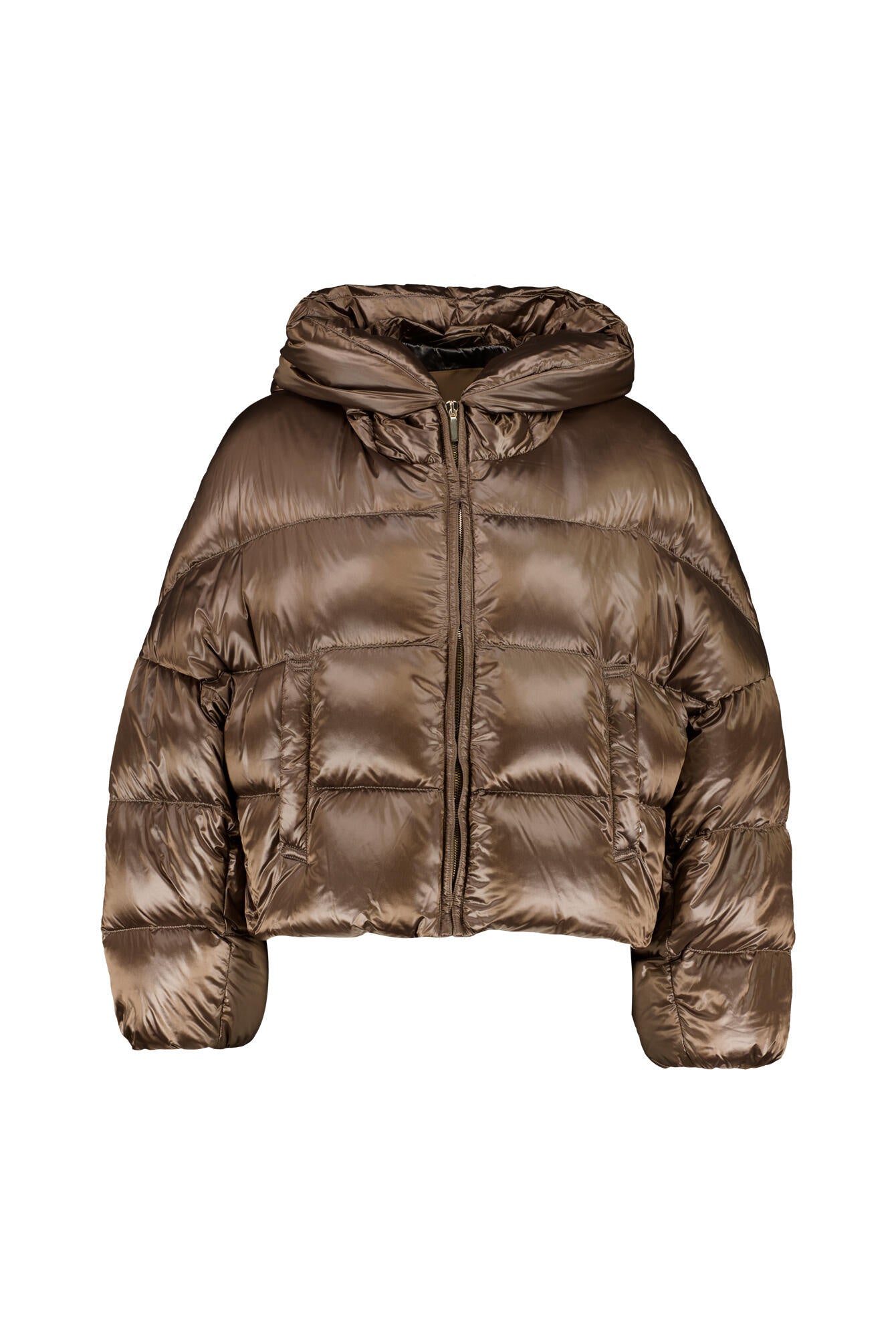 Steppjacke SPACECA mit Kapuze - 024 - Braun