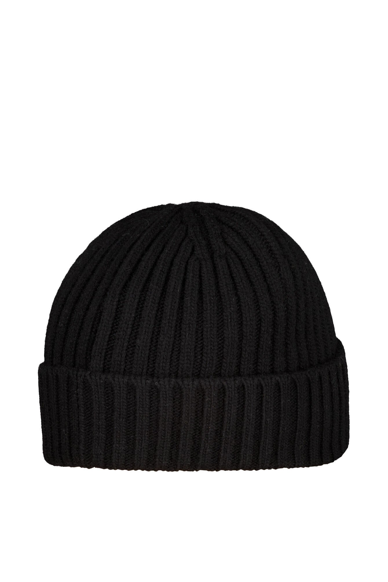 Strickmütze aus Wolle - Black - Schwarz