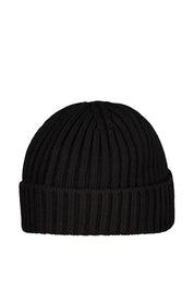 Strickmütze aus Wolle - Black - Schwarz