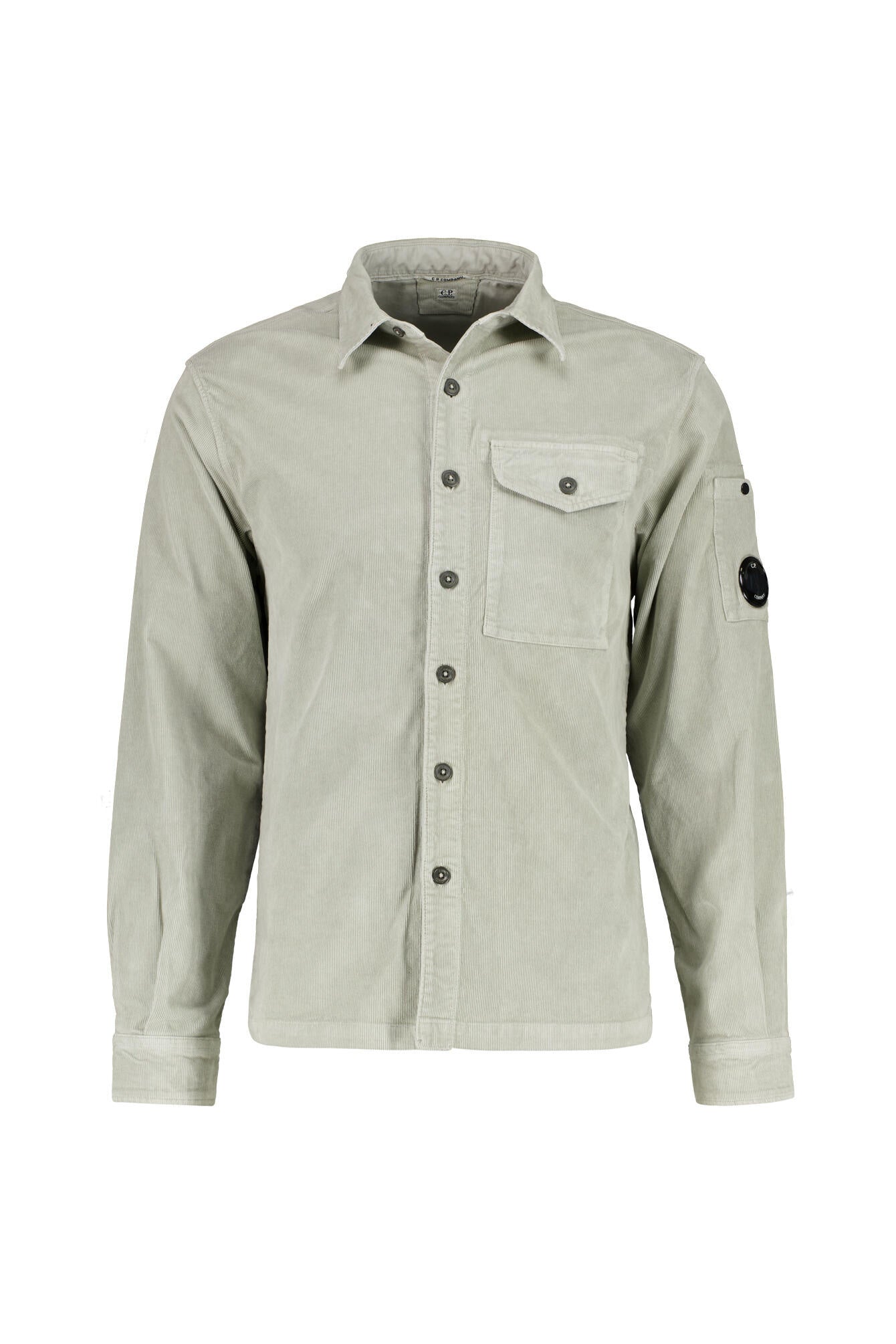 Cordovershirt aus Baumwolle - 331 London fog - Grau