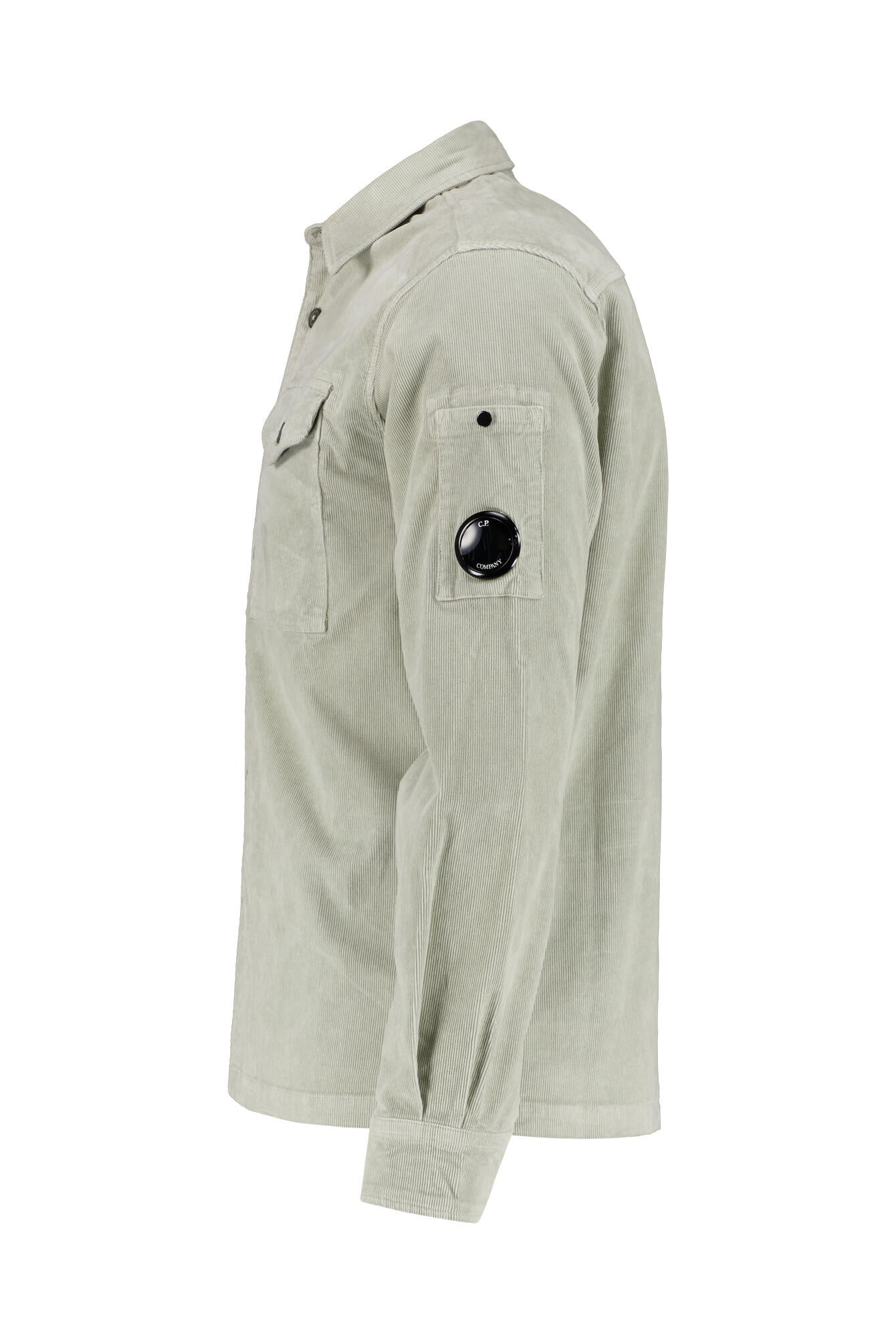 Cordovershirt aus Baumwolle - 331 London fog - Grau