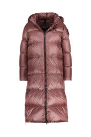 Daunenmantel CELIA mit Kapuze - 50A Red - Rot