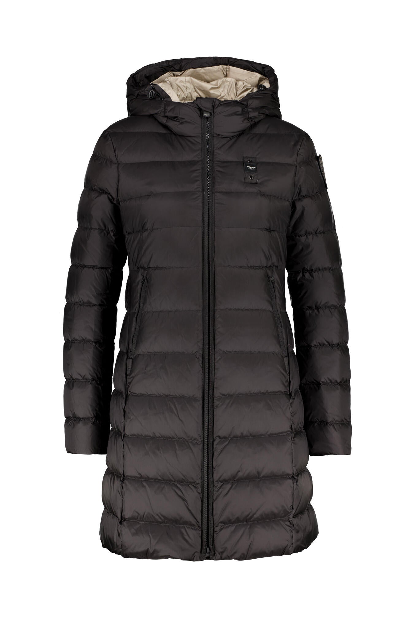 Daunenjacke AGNES mit Kapuze - 999 Nero - Schwarz