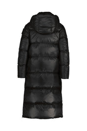 Daunenmantel CELIA mit Kapuze - 999 Nero - Schwarz