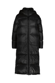 Daunenmantel CELIA mit Kapuze - 999 Nero - Schwarz