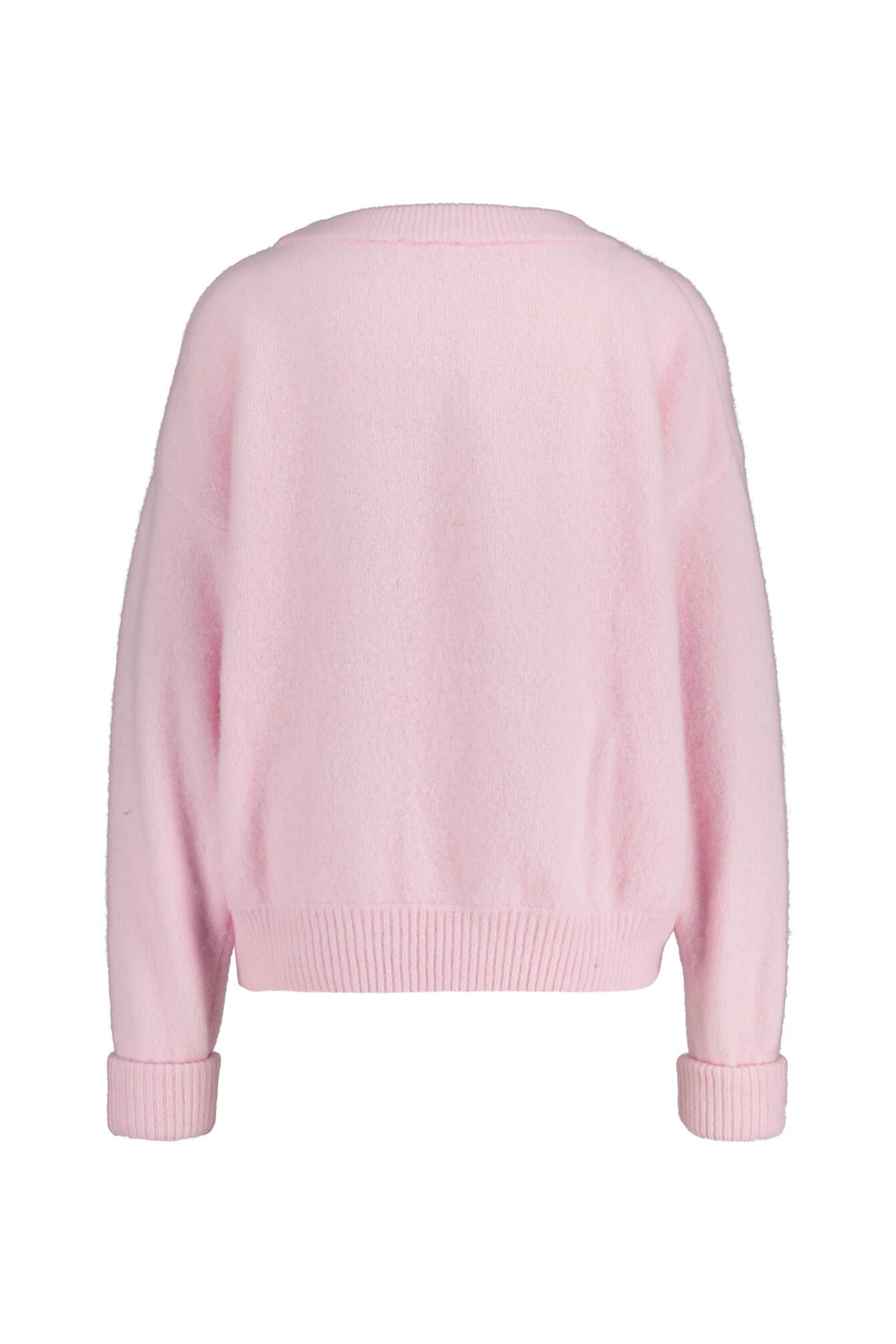 Strickpullover aus Wollmix - Dragee Chine - Rosa