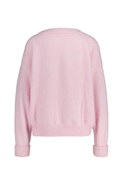Strickpullover aus Wollmix - Dragee Chine - Rosa